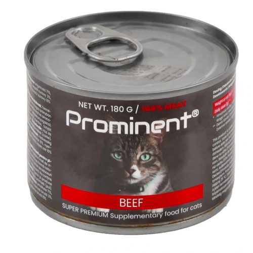 PROMINENT cat Beef, konzerv macskáknak, marhahúsból, 200 g (15 db/cs)