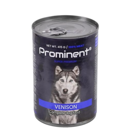 PROMINENT dog Venison, konzerv kutyáknak, vadhúsból 400 g (15 db/cs)