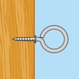 Szemescsavar - 19 x 40 mm - 15 db / csomag