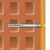 Tipli + csavar - 10 x 80 mm - 10 db / csomag