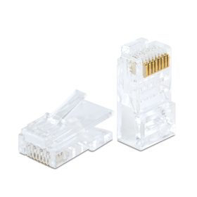 8P8C moduláris dugó - átmenő - UTP CAT6 RJ45