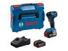 BOSCH Akkus ütvecsavarozó GDR 18V-220 C (2 x 5,0 Ah akku + gyorstöltő + modul)