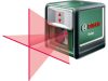 BOSCH Quigo III keresztvonalas szintezőlézer fémdobozban