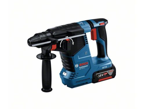 BOSCH Akkus fúrókalapács GBH 187-LI kofferben (2 x 5,0 Ah akku + gyorstöltő)