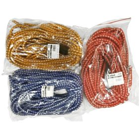   rakományrögzítő gumikötél; kampó nélkül; 20m×8mm, vegyes színek: kék, piros, narancs