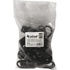 kampó, 20db; 8mm, gumikötélhez