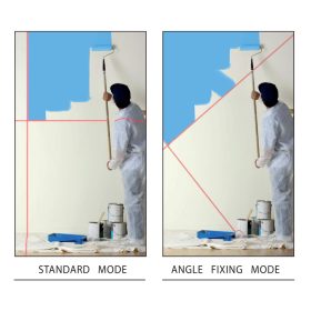   Lézeres szintező - mini - 2 x AAA - max 10 m - piros lézerrel