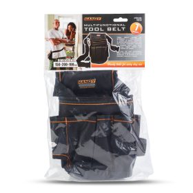   Multifunkciós szerszámtartó öv - 15 x 20 x 10 cm - fekete