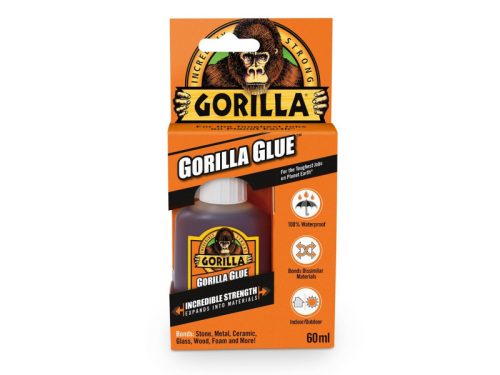 GORILLA Vízálló poliuretán ragasztó 60 ml D4