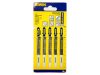 IRWIN Dekopírfűrészlap T101BR 74/2,5 mm HCS (5 db)