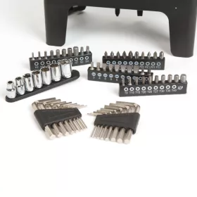   Csavarhúzó készlet - 77 részes, imbusszokkal, krovákkal, bitfejekkel