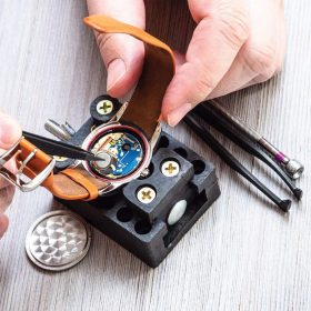   Precíziós csipesz szett - antisztatikus - 11 részes - matt fekete