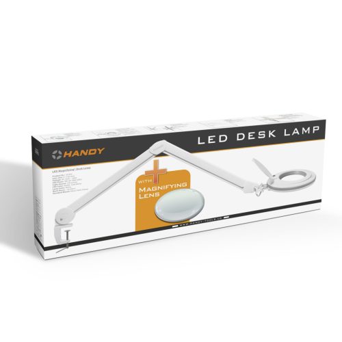 LED lámpa - nagyító lencsével - 5" - 130 mm