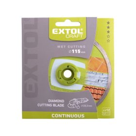   gyémántvágó csempevágáshoz (sima), vizes vágásra; 115×2,0×22,2mm, max.13.200 ford/perc