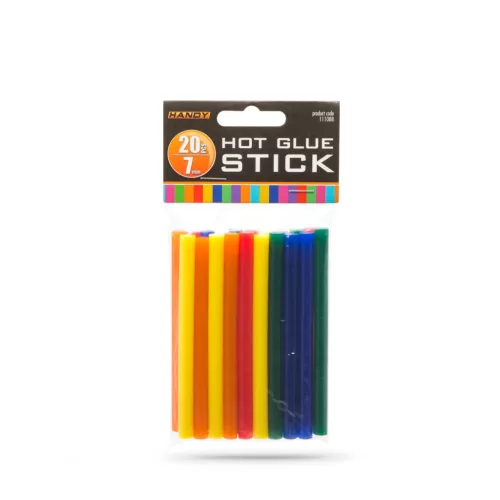 Ragasztórúd - 7 mm - színes - 20 db / csomag
