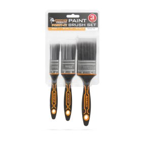   Festőecset szett, műanyag - 3 db - 1" / 1,5" / 2"
