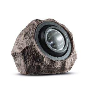   LED-es kültéri szolár lámpa - szikla, kő - fehér SMD LED - 20 x 12 x 16 cm