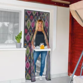   Szúnyogháló függöny ajtóra - mágneses - 100 x 210 cm - bogaras