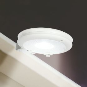   Szolár ereszcsatorna fény - 3 hidegfehér SMD LED - fehér - 11 x 2,6 cm