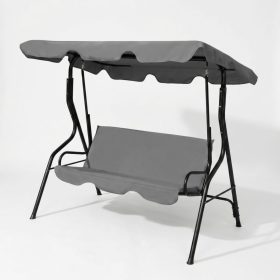 Kerti hintaágy - 170 x 110 x 153 cm - szürke