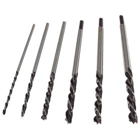   fafúró klt., műanyag tartóban; 6db, 300mm×6-8-10-12-13-14mm