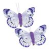 Kerti dekoráció - pillangó - 10 cm - csipeszes - 2 db / csomag