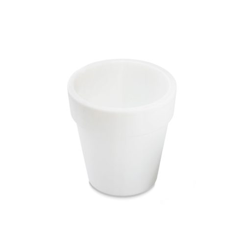 Szolár virágcserép - 4 hidegfehér LED - 16,5 x 19 cm