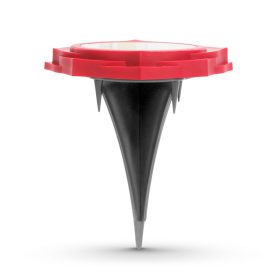   LED-es leszúrható szolár lámpa - piros - hidegfehér - 11,5 x 2,3 cm