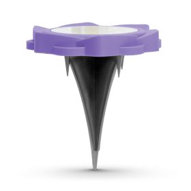   LED-es leszúrható szolár lámpa - lila - hidegfehér - 11,5 x 2,3 cm