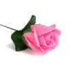 Műnövény dekoráció - rózsa - 3 szín - 5 x 5 x 30 cm