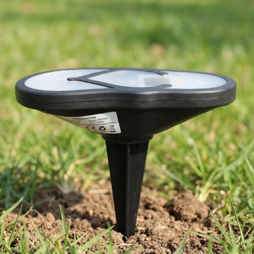 Leszúrható szolár lámpa - strandpapucs - hidegfehér - 12,7 x 8,5 cm