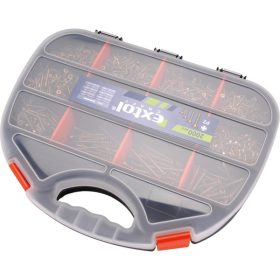   forgácslapcsavar klt., 2000 db; 12 méret 3,0×16 mm -- 5,0×60 mm között