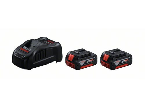 BOSCH Akkumulátor szett GBA 18V / 2 x 5,0 Ah akku + GAL 1880 CV gyorstöltő