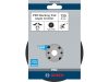 BOSCH PRO Gumitányér puha 125 mm / M14
