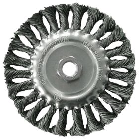   drótcsiszoló körkefe  sodort, M14×2 sarokcsiszolóra; 115mm, 11000 ford/perc