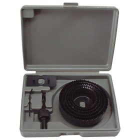   körkivágó klt. fához (műanyag dobozban) ; 8db, mélység: 25mm, 65-130mm