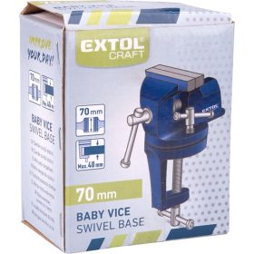   mini satu, forgatható; 70 mm, max.befogás: 40mm, asztalra rögzíthető