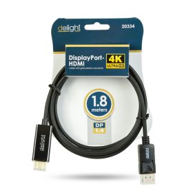 DisplayPort - HDMI kábel - 1.4 - 4K - 1,8 m