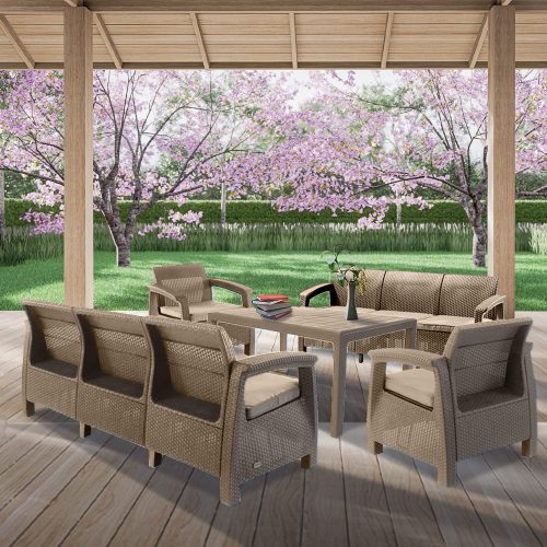 Corfu Love max duo kerti bútor garnitúra melody asztallal