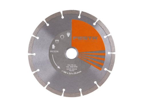 FESTA Gyémánt vágókorong 180 x 2,4 x 22,2 mm szegmentált