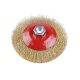 FESTA Döntött körkefe M14 125 x 10 mm sárgaréz bevonat