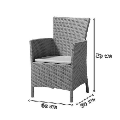 Iowa II Balcony kerti bútor garnitúra luzon asztallal