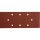 csiszolópapír, lyukas klt. 10db, 93×230 mm, 8 db lyukkal, P60, 407114, 407115-höz