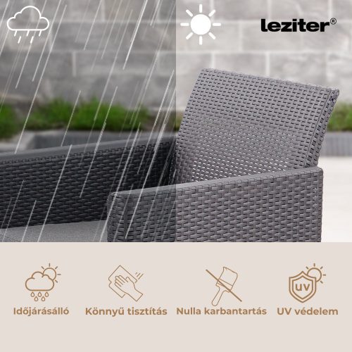 Claire XI 7 személyes sarokgarnitúra orlando asztallal