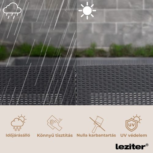 Claire VI 7 személyes kerti bútor garnitúra orlando asztallal