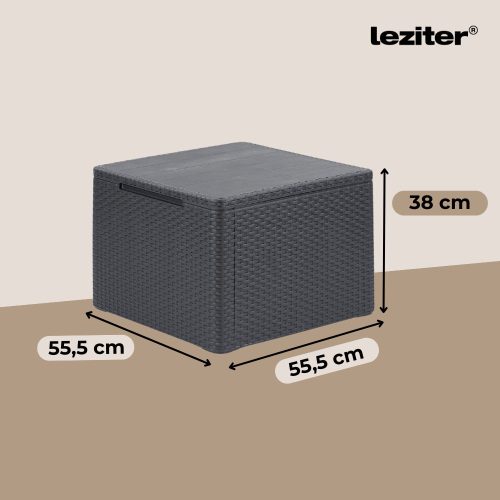 Claire 5 személyes kerti bútor garnitúra párnatartós asztallal