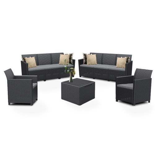 Claire 8 személyes kerti bútor garnitúra