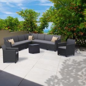   Claire IV 9 személyes kerti bútor garnitúra vigo tárolós asztallal