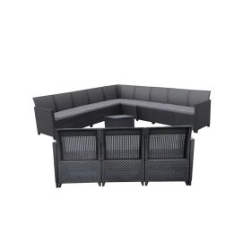   Claire IV 12 személyes kerti bútor garnitúra vigo tárolós asztallal