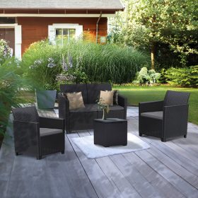   Claire IV 4 személyes kerti bútor garnitúra vigo tárolós asztallal